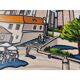 Oil on canvas by H. Rivoire "Bergerac"