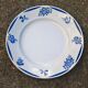 Plate K-G Luneville "Reims" white - blue