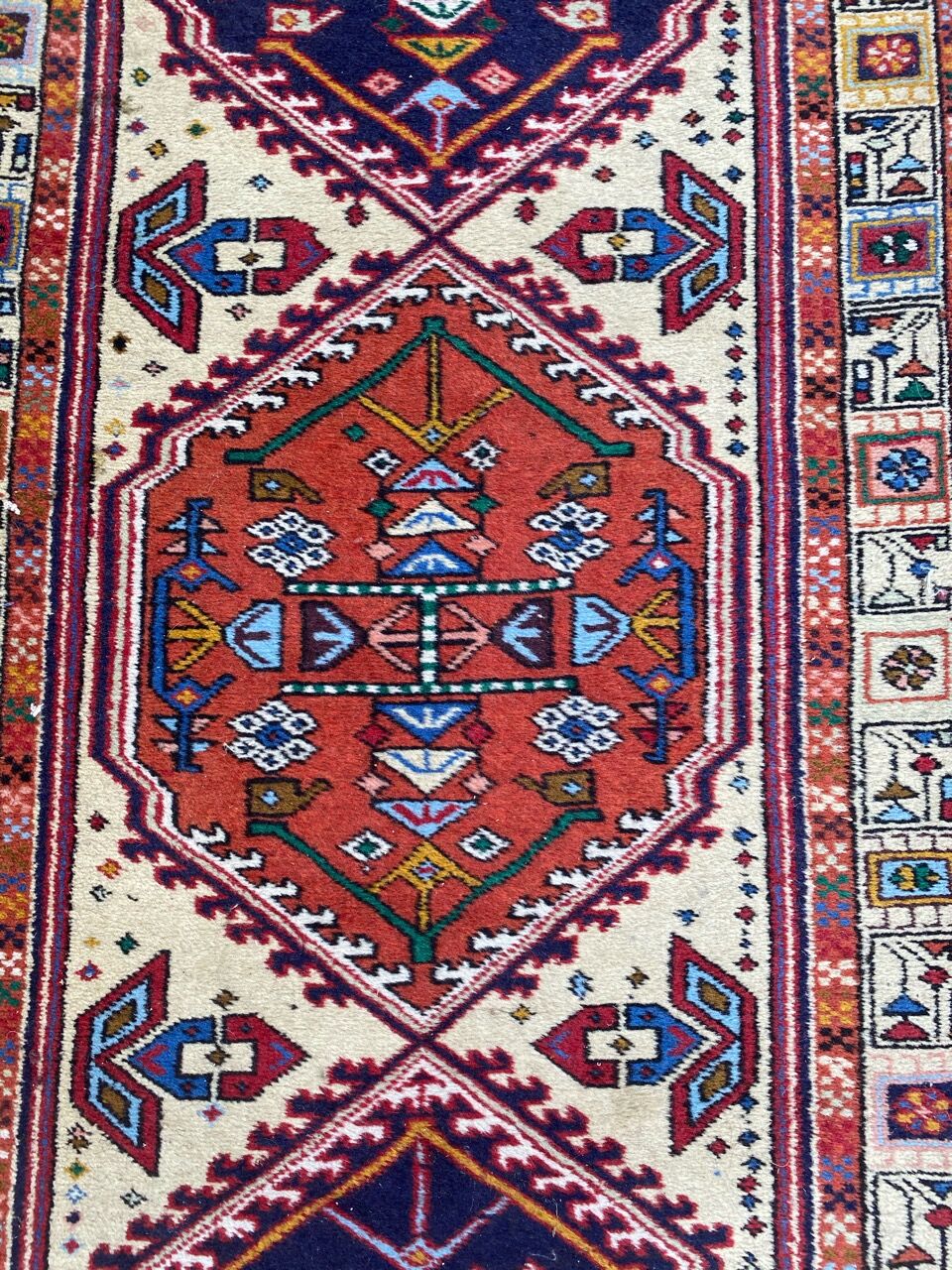 Persian Heriz carpet for 78x305 cm hallway