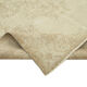 Tapis beige oriental vintage fait à la main 184 cm x 291 cm