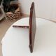 Pair of antique solid oak shelves