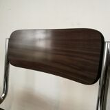 Pair of cantilever chairs from the 80s bauhaus style