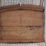 Wooden drawer with aluminum button