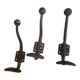 Lot de 3 patères murales vintage