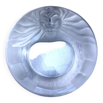 Lalique France empty pocket with lion's head signed under the base