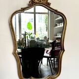 Classic gold shell mirror