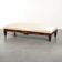 Antique French sofa from the 19th century in Empire style with a silk seat