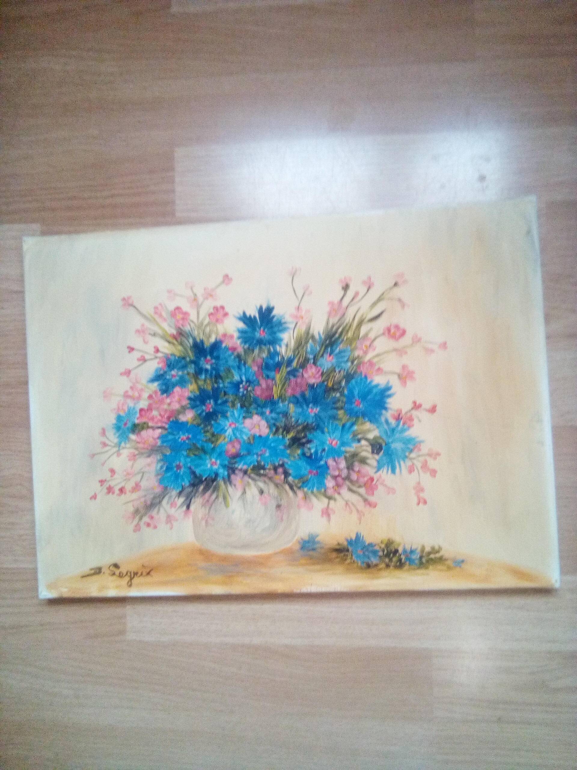 oil on canvas country frame still life denise legrix