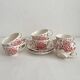 6 Johnson Brothers "Rose Chintz" English earthenware mugs