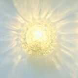 Set of 3 Mid-Century Glass Ceiling Light & 2 Wall Lights by H.Tynell, 1960s