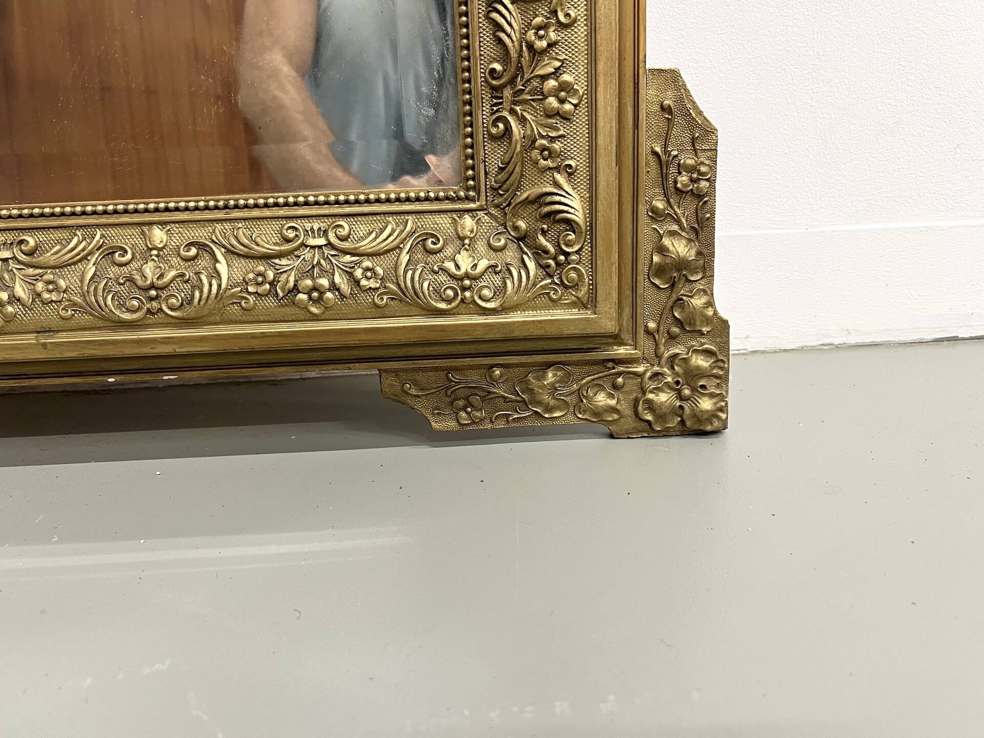 Napoleon III "rocaille" mercury mirror