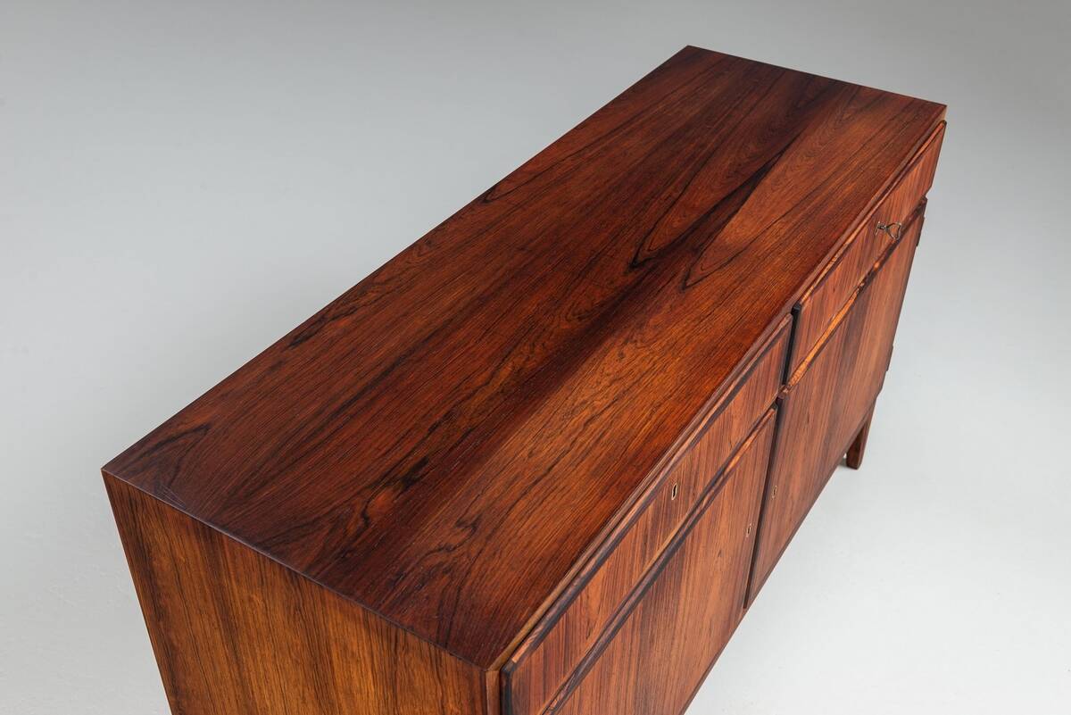 Gunni Omann model 5 sideboard in rosewood Omann Jun Denmark 1960