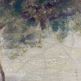 Ancient painting on canvas