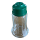 Vintage salt shaker with green Bakelite cap