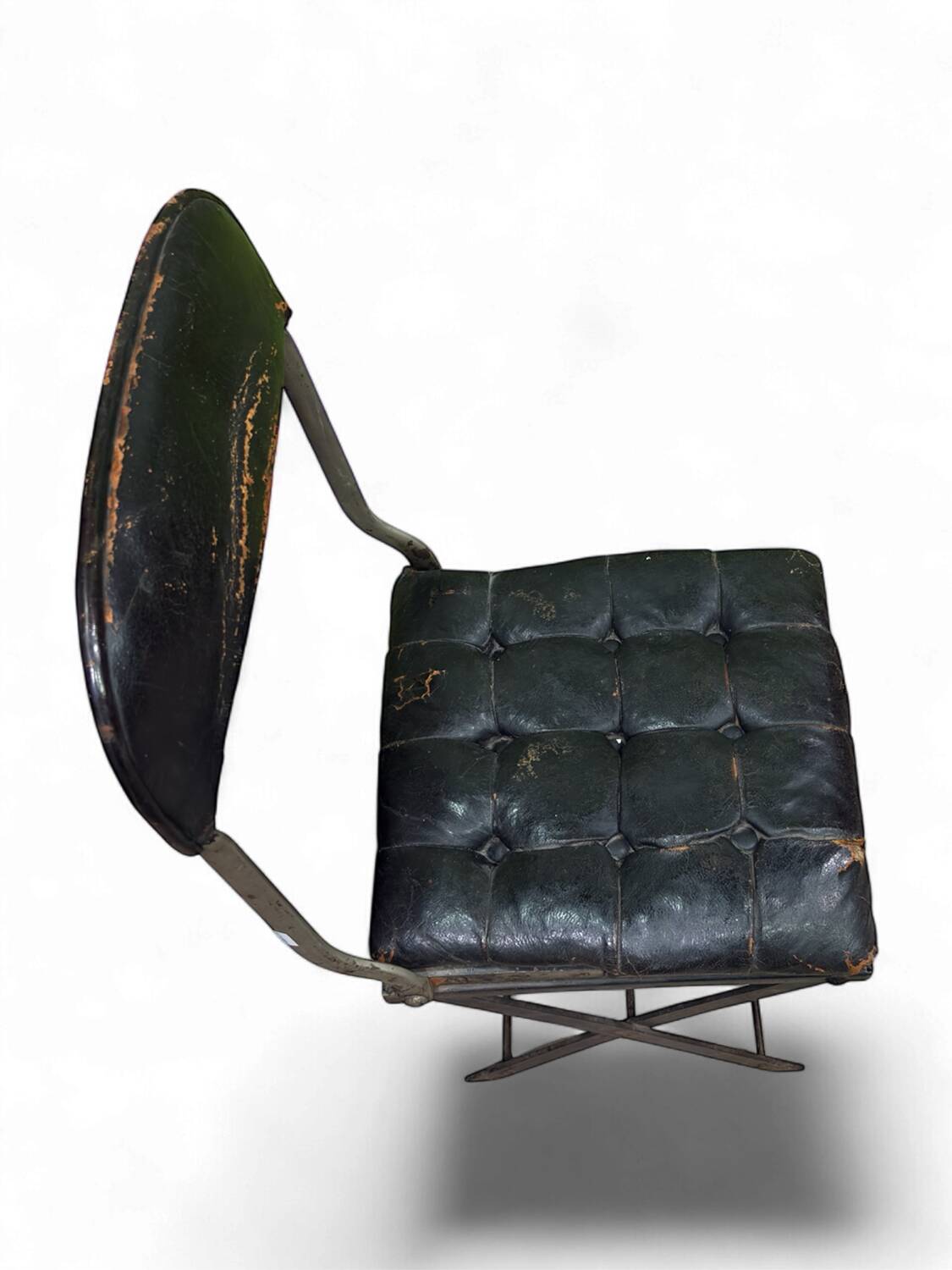 Chaise pliante vintage style industriel vers 1960