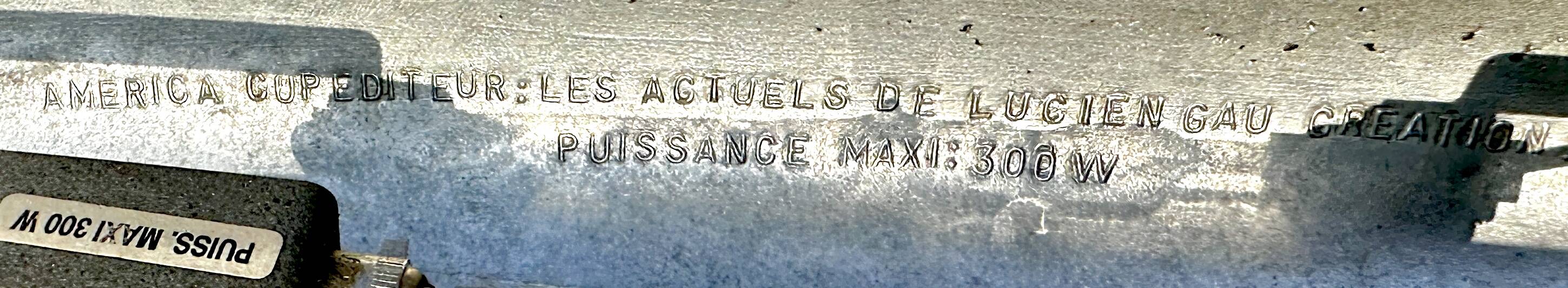 Americas Cup Chandelier Lucien Gau by Zebulon