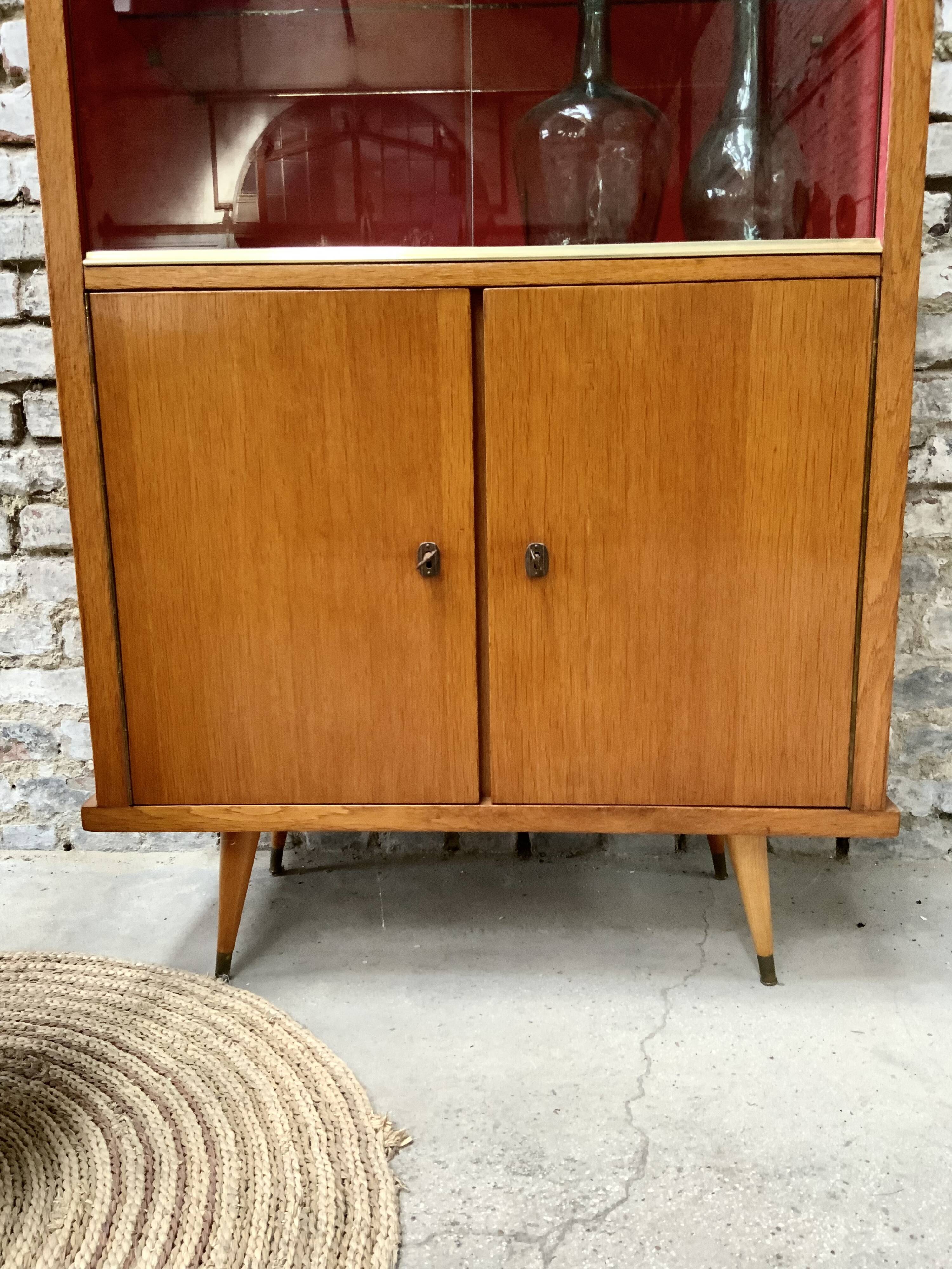 Scandinavian showcase cabinet