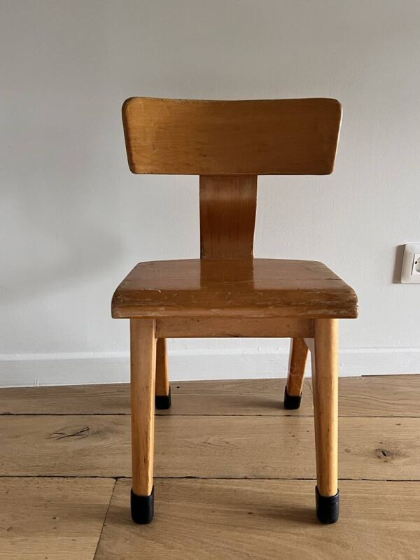 Chaise d'enfant vintage Montessori