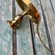 Brass hand candlestick