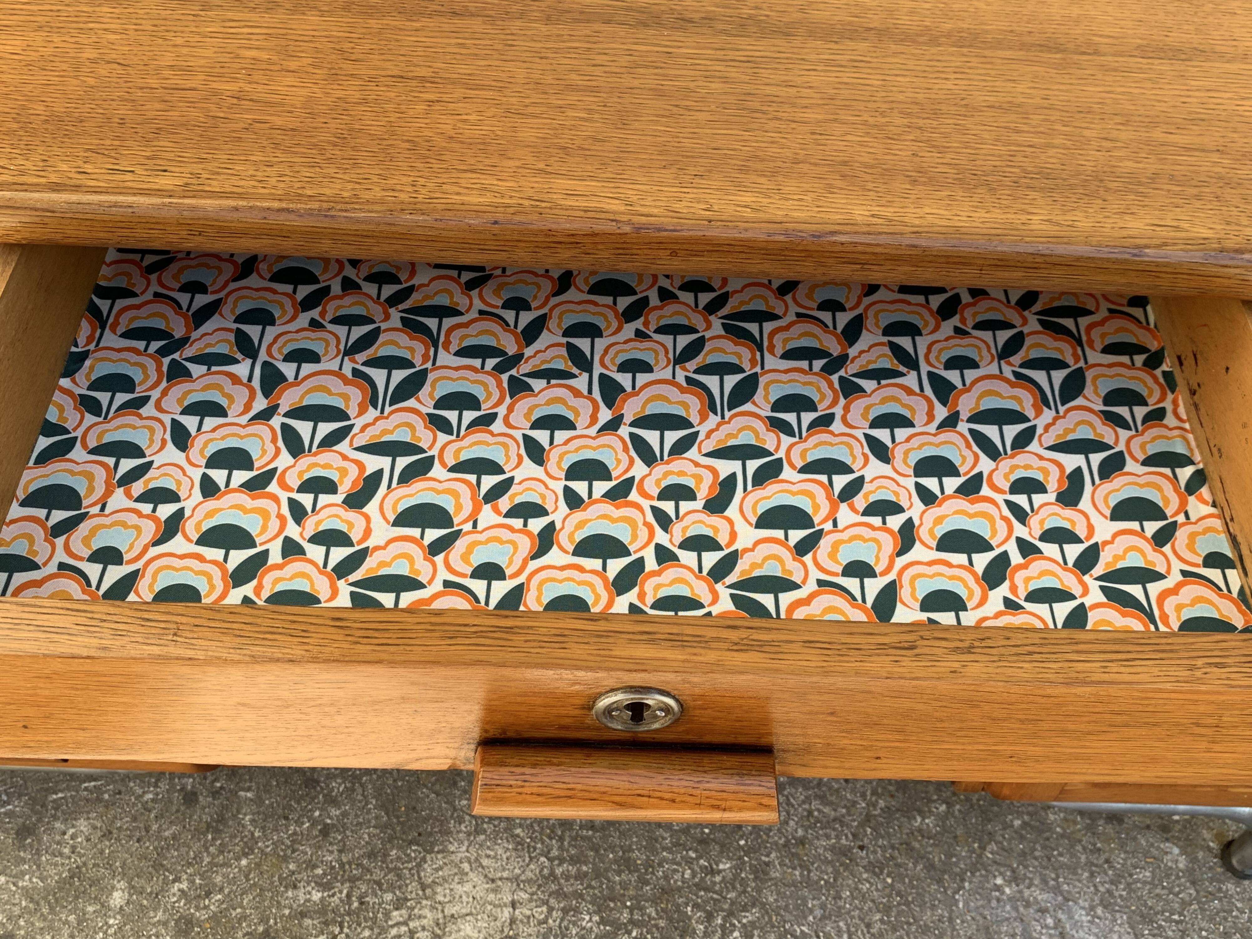 Office schoolmaster 1950 solid oak