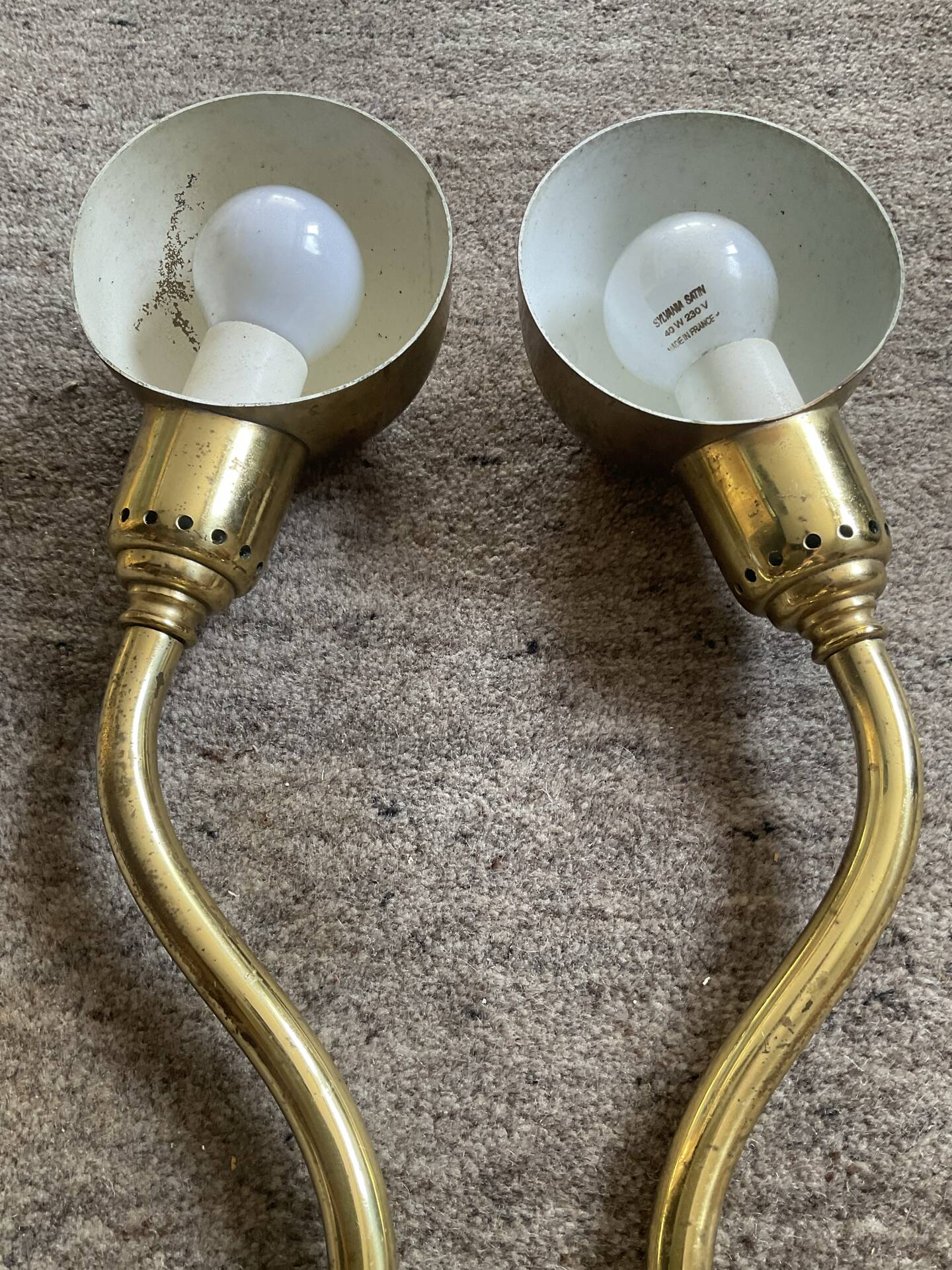 Pair of wall lights by Luigi Caccia Dominioni for Azucena.