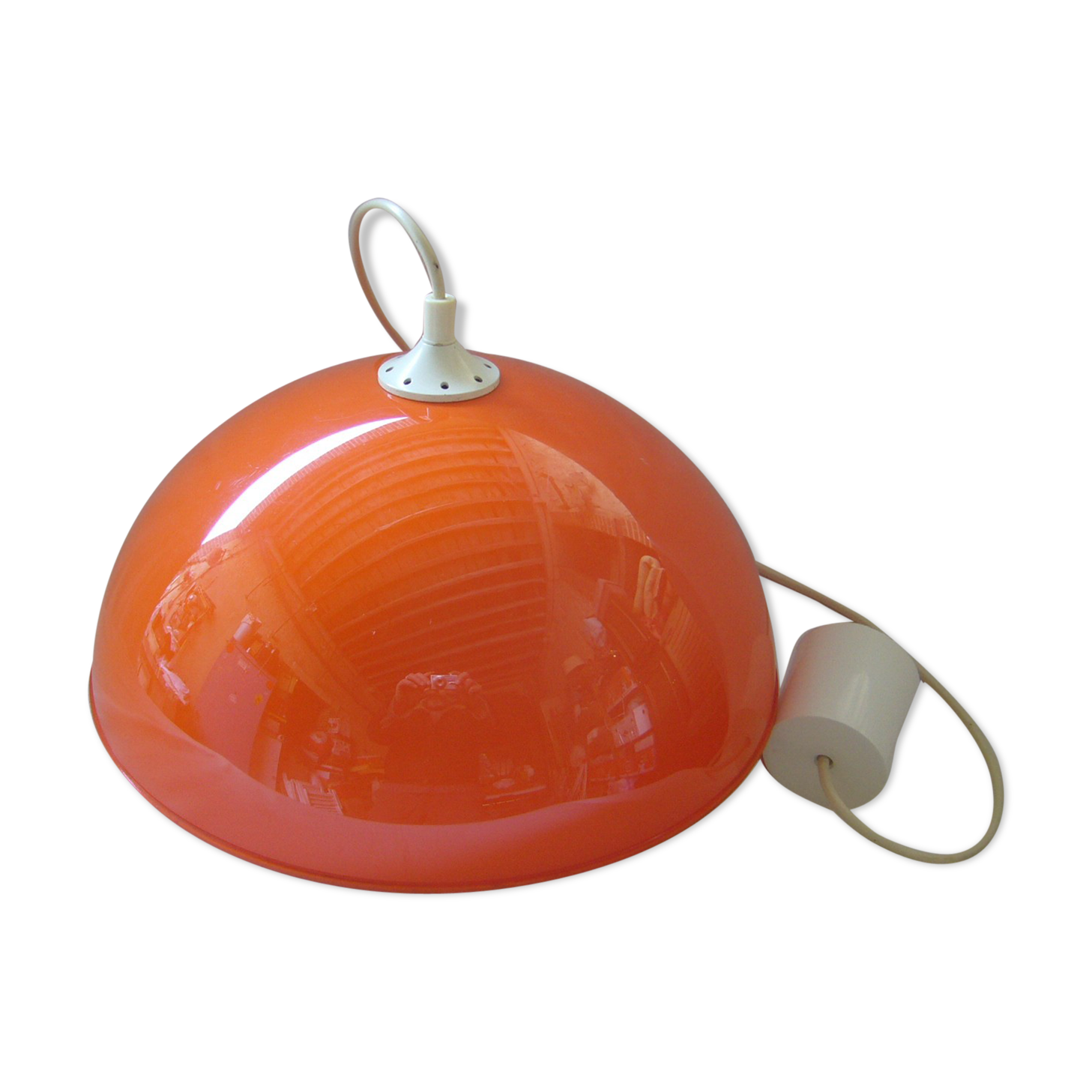 vintage orange hanging