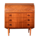 Mid-century Danish style vintage Swedish teak desk drinks cabinet by Egon Ostergaard
