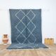 Handmade wool Berber rug 260 x 155 cm