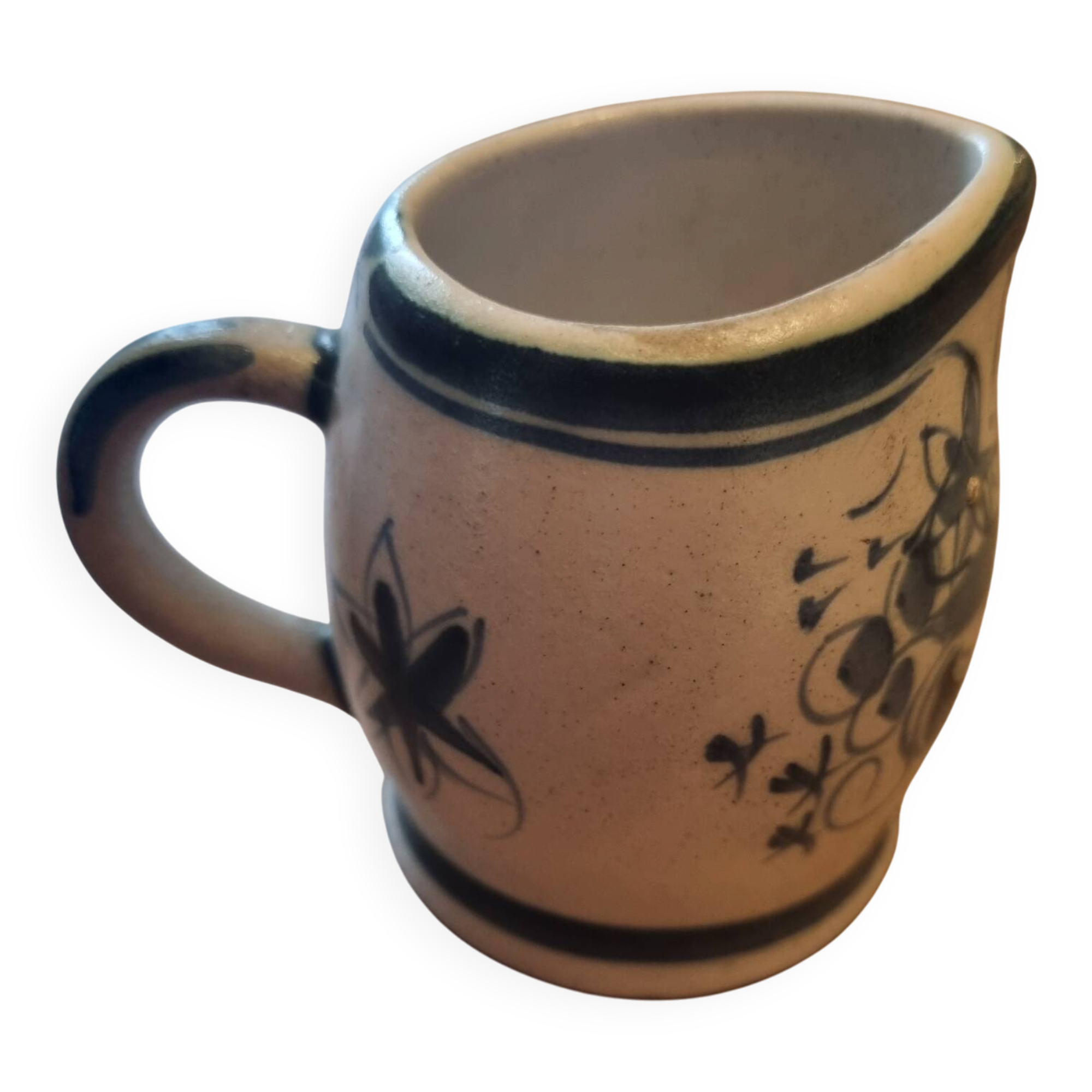 Creamer milk pot Keraluc Quimper Brittany 1940/50