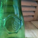 Carafe bouteille flacon en verre vert grappe raisin dp 1022702
