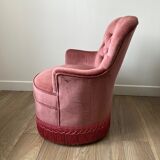 Pink toad armchair