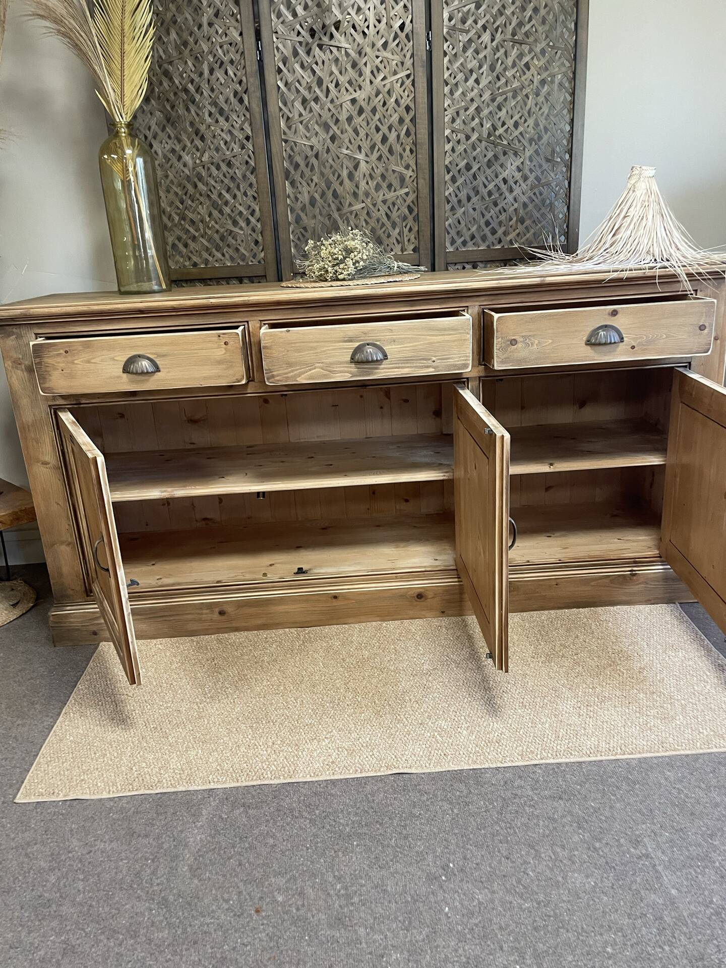 Wooden sideboard