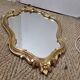 Miroir baroque doré  69x42cm