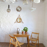 Pair of vintage folding chairs