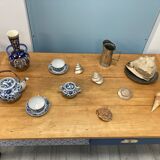 Table basse bleue