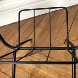 1950s-60s floor lamp with 2 lights - shelf - magazine holder