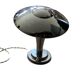 Lampe de bureau en inox ou métal chromé modèle champignon