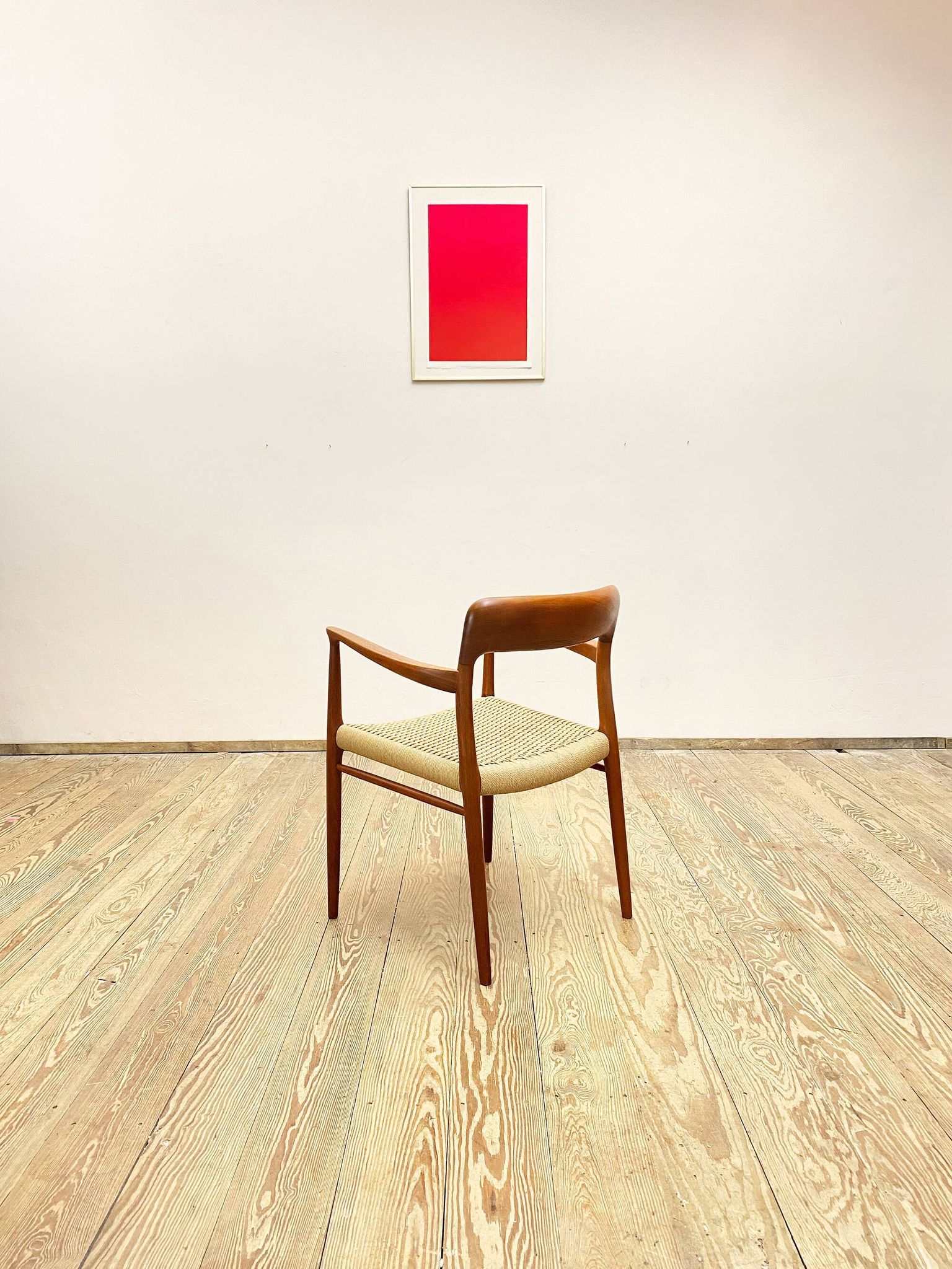 Mid century teak armrest chair by Niels O. Møller for J.L. Moller, Model 56, Denmark, 1950s