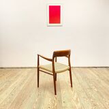 Mid century teak armrest chair by Niels O. Møller for J.L. Moller, Model 56, Denmark, 1950s