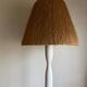 Lampadaire art déco 1950 bois et corde
