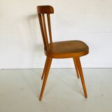 Suite of 4 chairs bistro Baumann, 50s