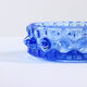 Midcentury bowl in blue glass, design by Frantisek Pečený, czechoslovakia 1960s