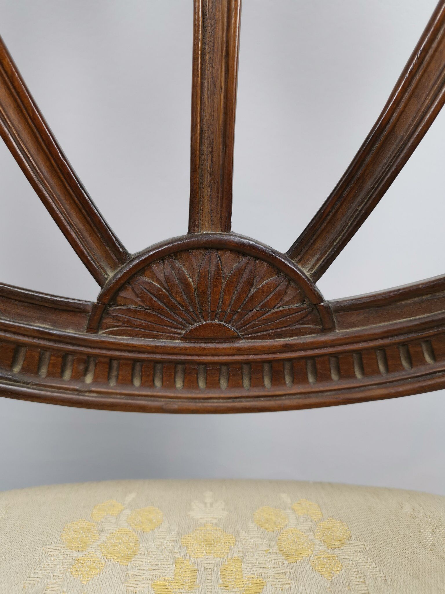 George III Mahogany armchair attributed to William and John Linnell circa 1775