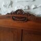 Old oak headboard