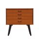 Commode en teck, design danois, années 1970, production : Danemark