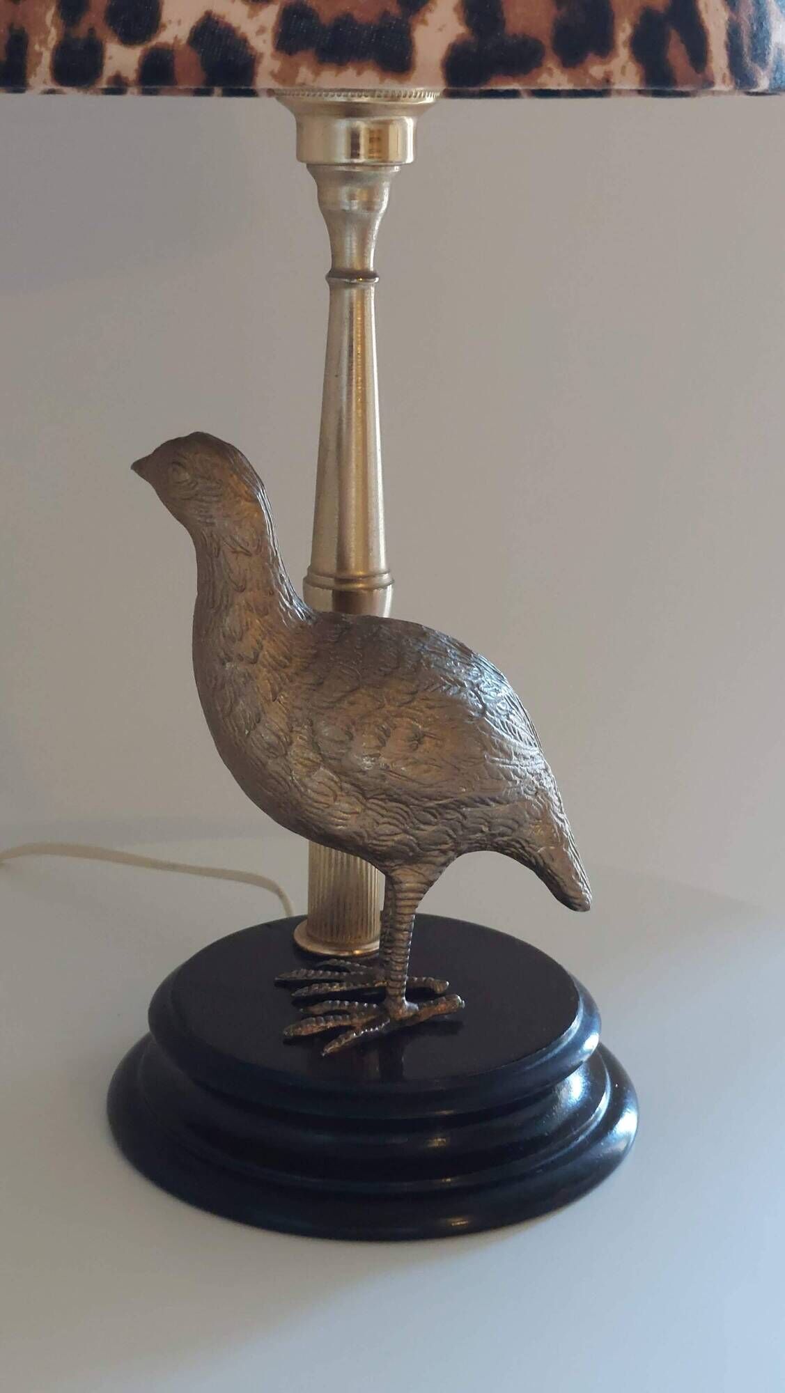 Lampe vintage en laiton, style Maison Charles, années 50–70