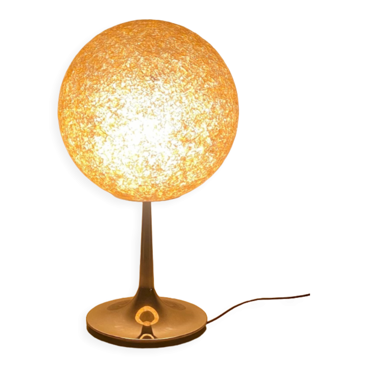 Space age ball lamp in methacrylate italy 1970