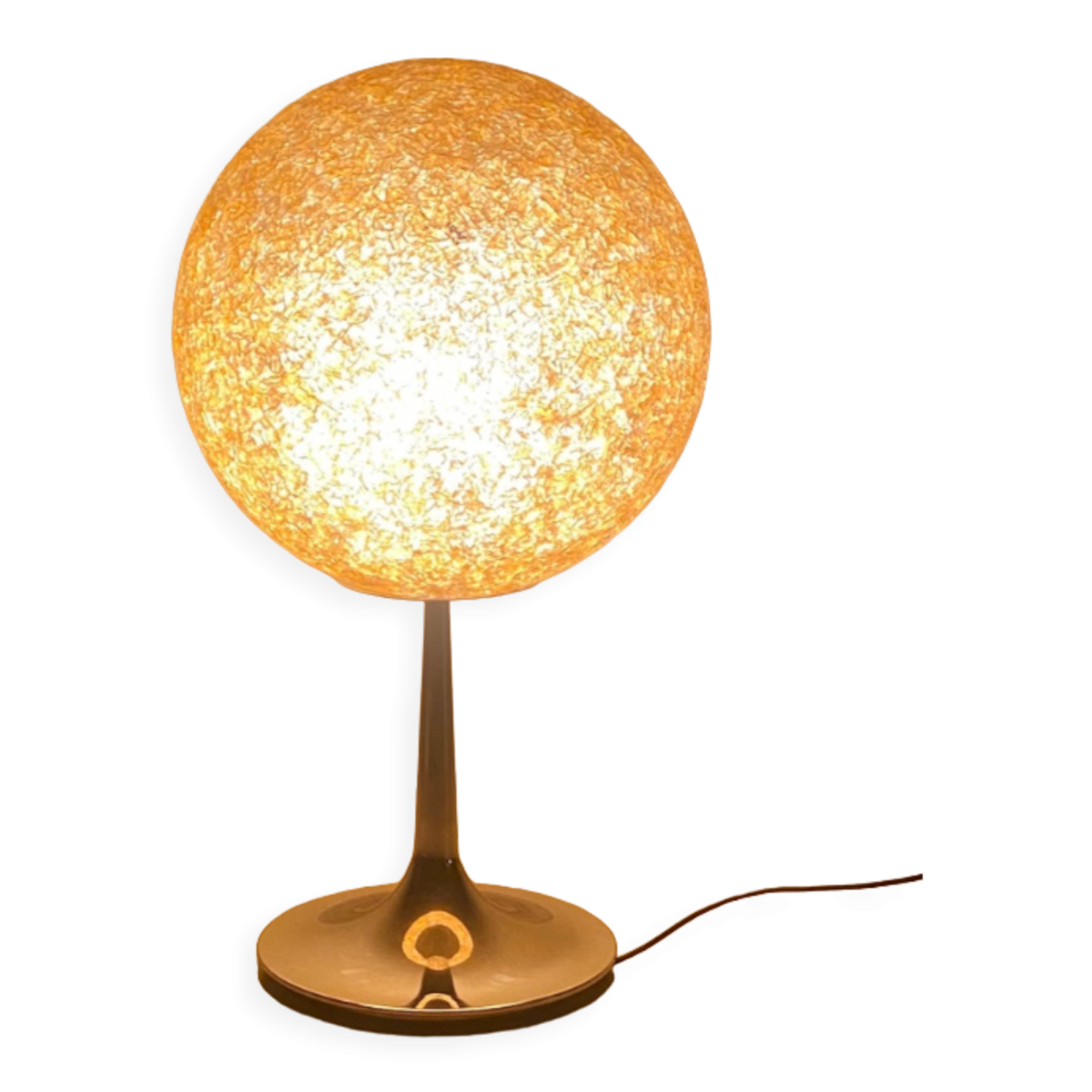 Lampe boule space age en méthacrylate italie 1970