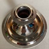 2 stainless steel candlesticks "made in france"