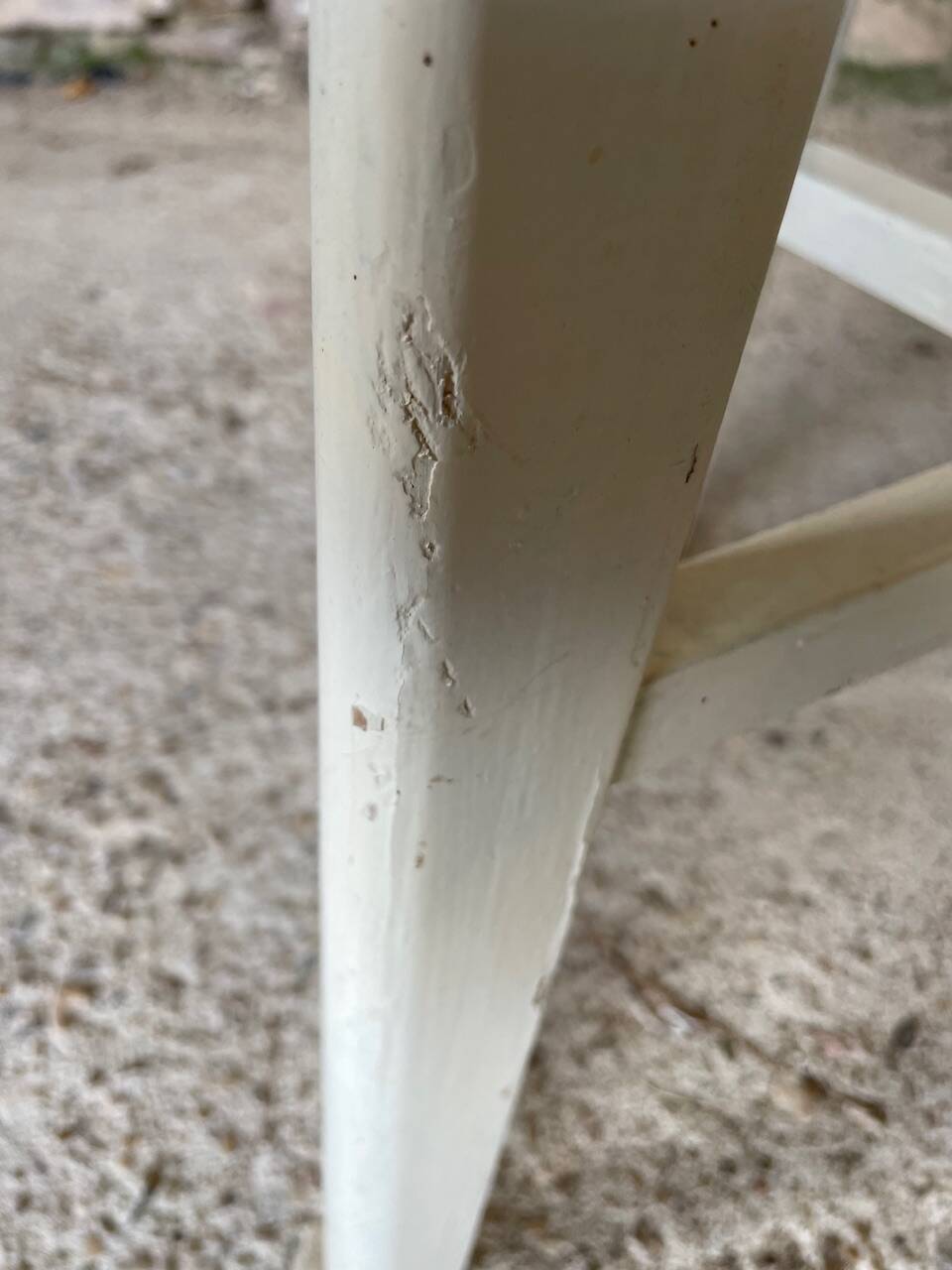 Vintage wooden stool, circa 1950's